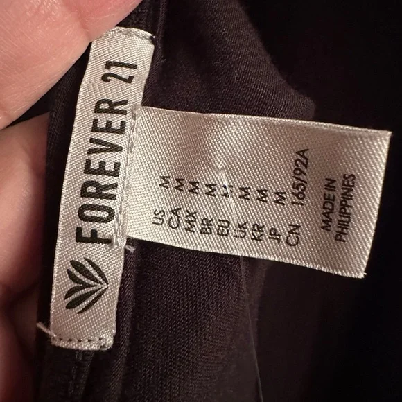 Forever 21 Black Long Sleeve Top - Picture 3 of 3